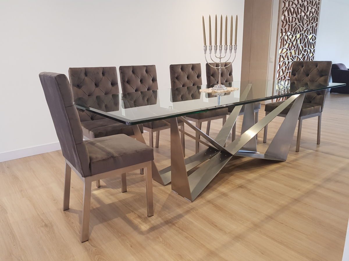 mesa moderna acero inox